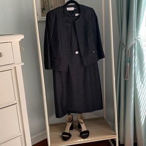 Calvin Klein size 10 jacket and dress set